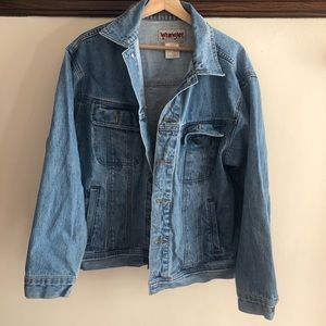 VTG Wrangler jean jacket, sz L